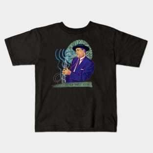 Jazz legend Lester Young Kids T-Shirt